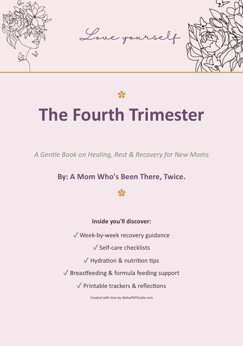 The Fourth Trimester: A Gentle Guide to Postpartum Healing, Rest & Recovery for New Moms