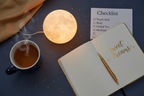 Cozy lifestyle flat lay for the sleep wellness guide